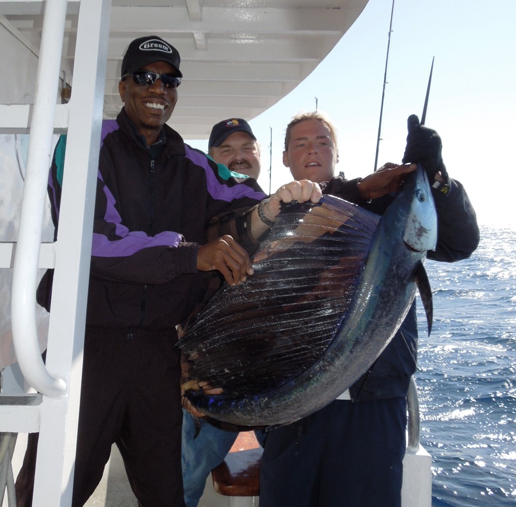 Nice sailfish caught on the Mary B III