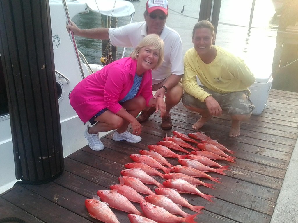 Nice snapper catch