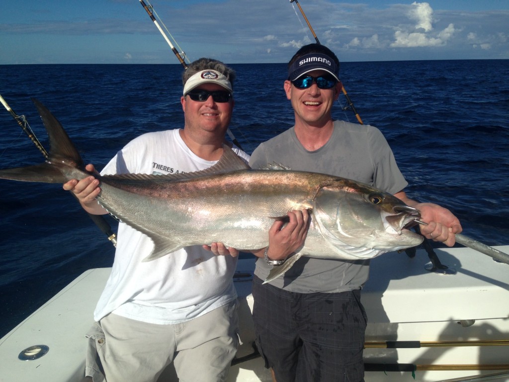 Big amberjack caught in Ft Lauderdale