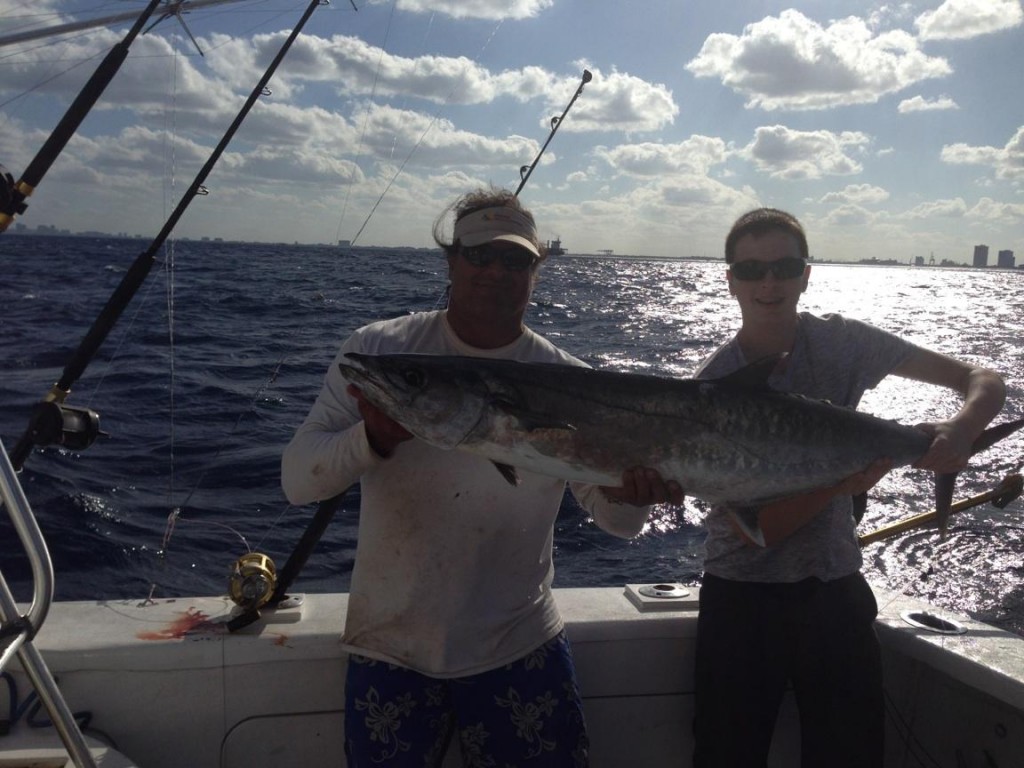 Nice kingfish caught in the late afternoon