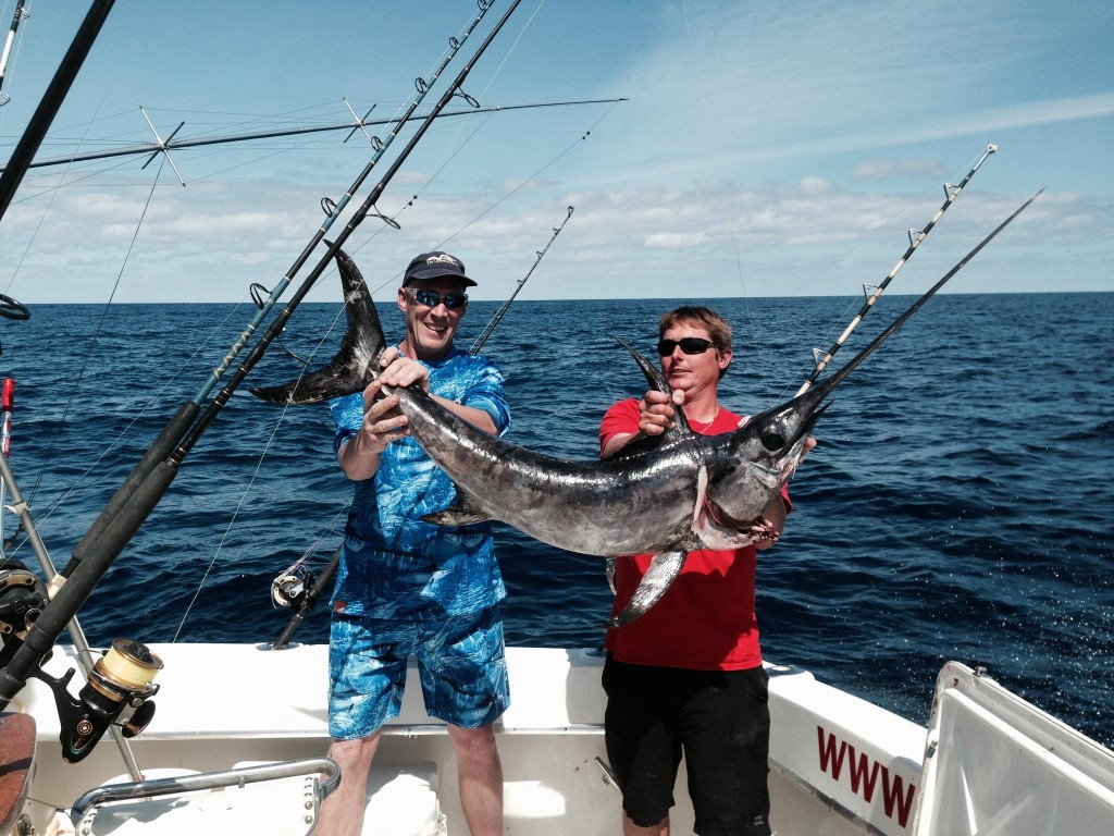 Capt Rod with a swordfish 