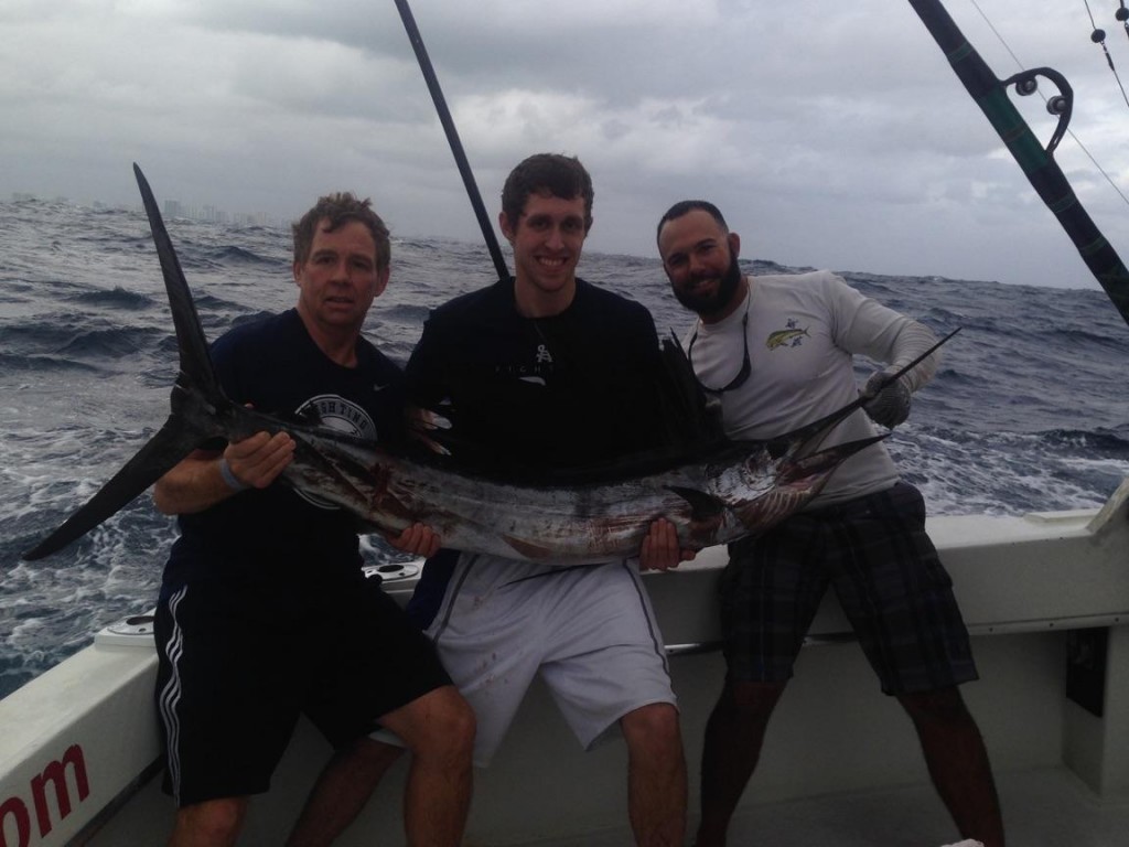Sailfish caught in Ft Lauderdale