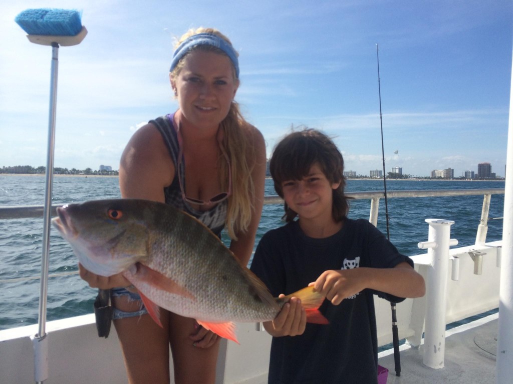 nice mutton snapper for this young angler