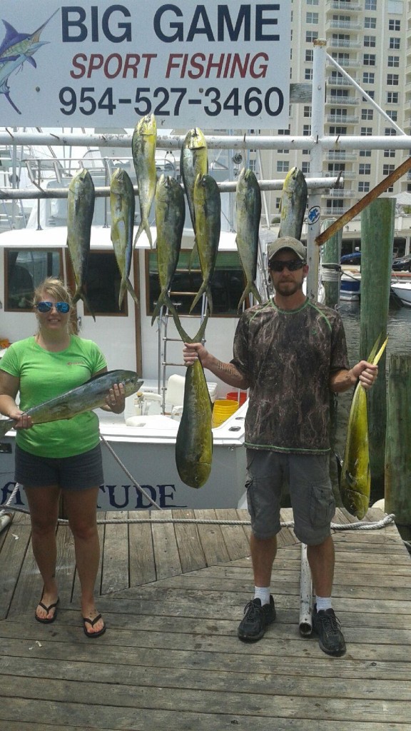 Nice mahi-mahi catch on our sportfish trip
