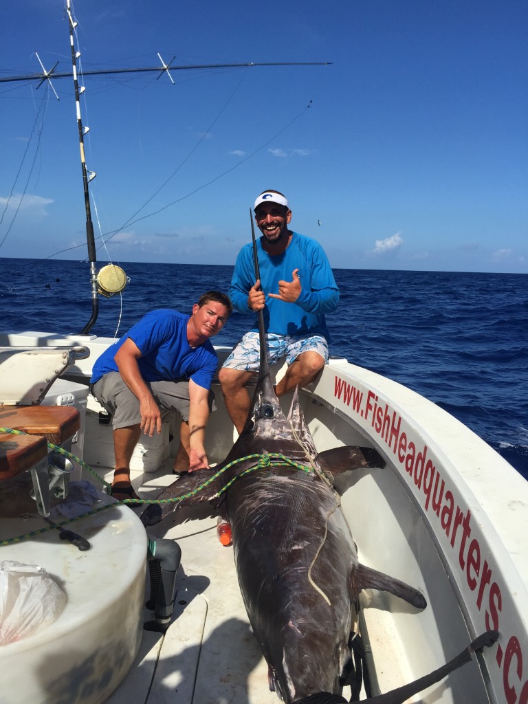 Happy crew with their monster catch!