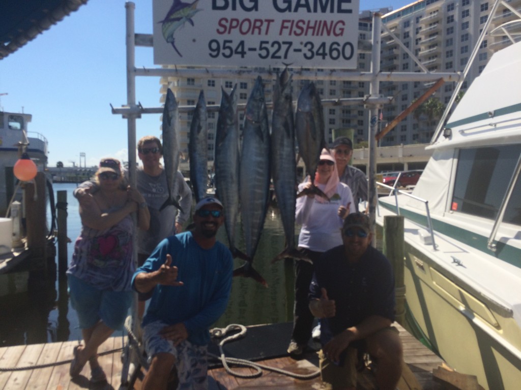 Nice catch of fish at the dock in Ft Lauderdale