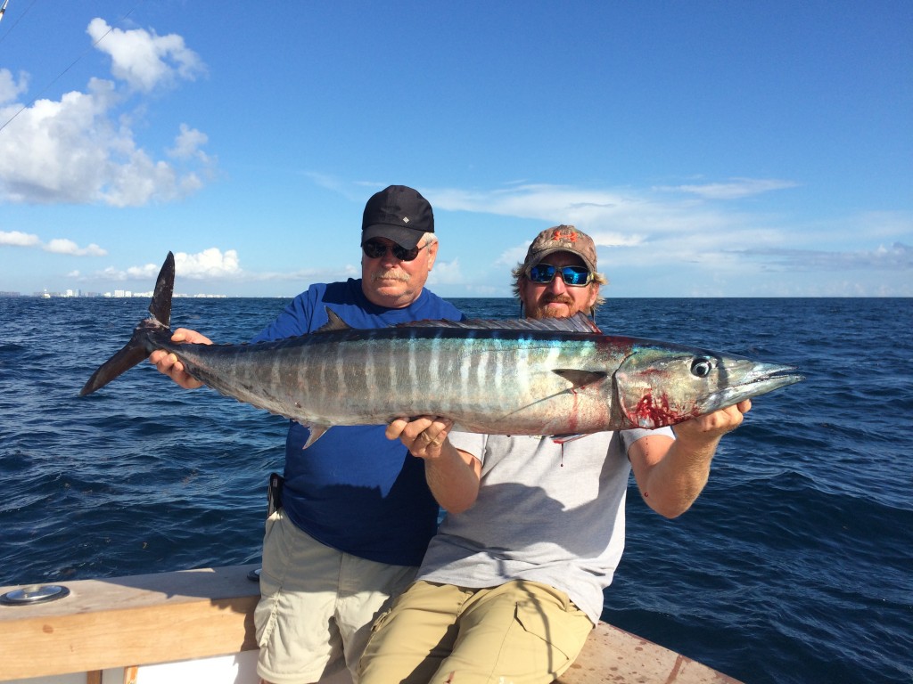 Nice wahoo just caught in Fort Lauderdale
