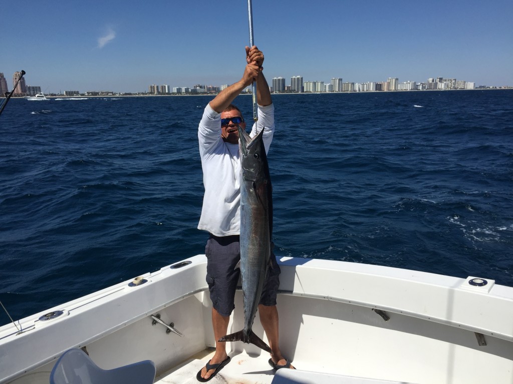 Nice wahoo caught on our fishing charter.