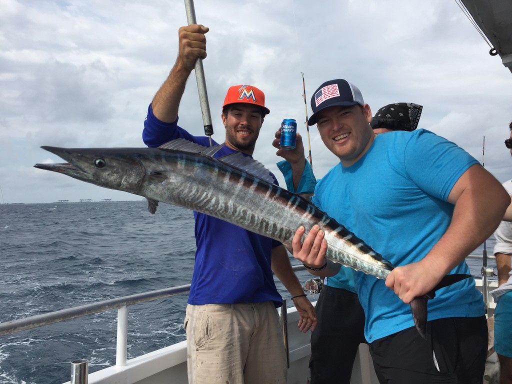 Nice wahoo just caught in Ft Lauderdale