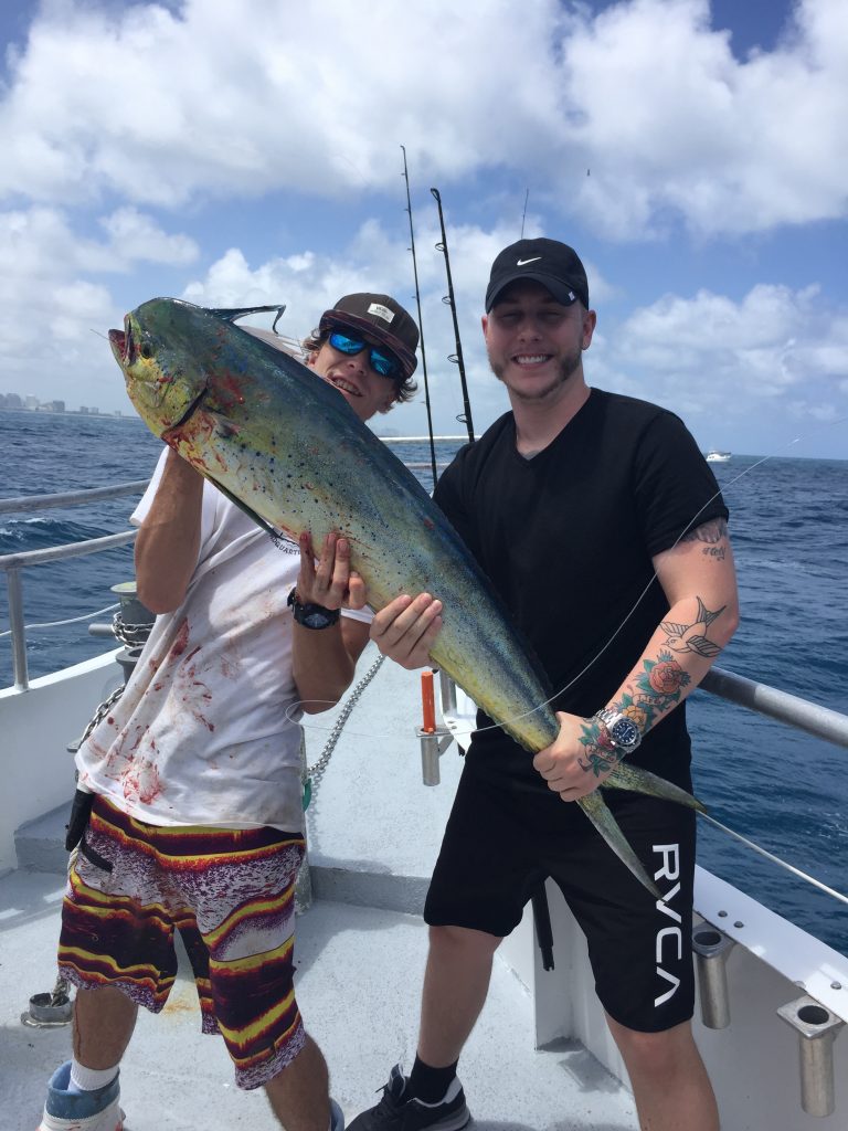 Nice dolphin caught drifting on the Fort Lauderdale reef