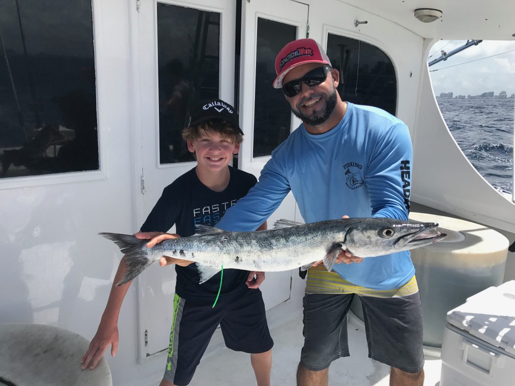 Lucky angler caught this big barracuda.