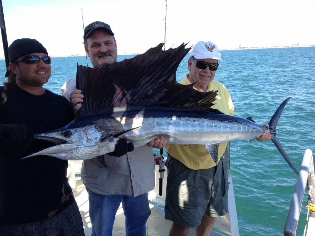 Sailfish on drift boat