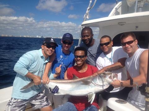 Nice amberjack caught by the Wounded Warriors