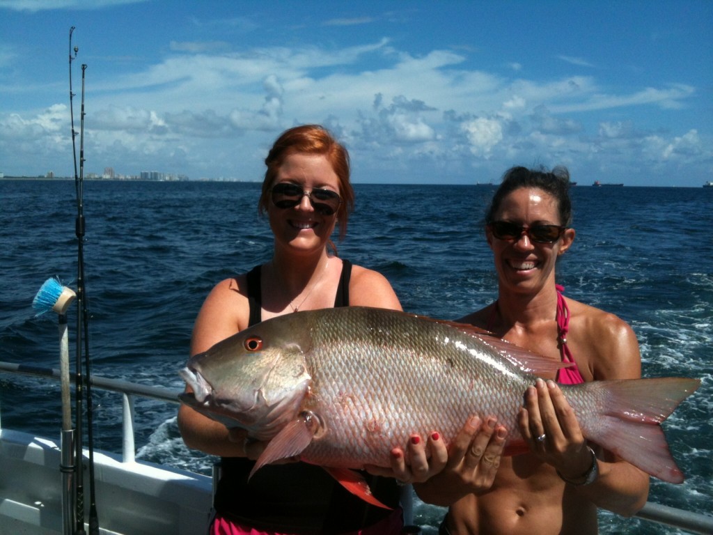 Nice mutton snapper caught by these girls