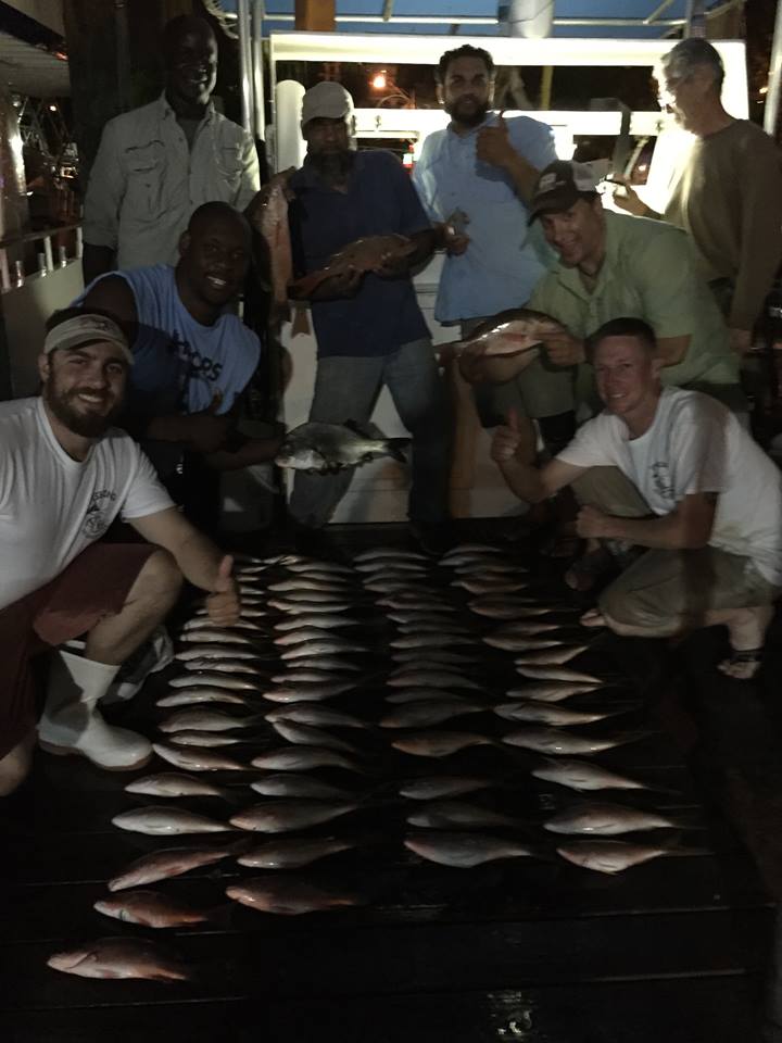 excellent night trip for snapper