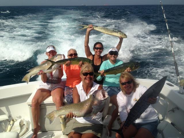 Nice mixed bag of fish caught on our charter