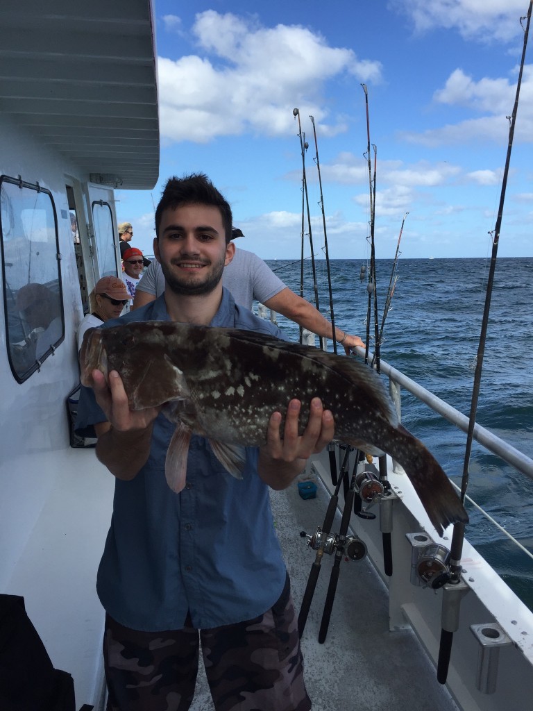 Red grouper caught drift fishing in Ft Lauderdale
