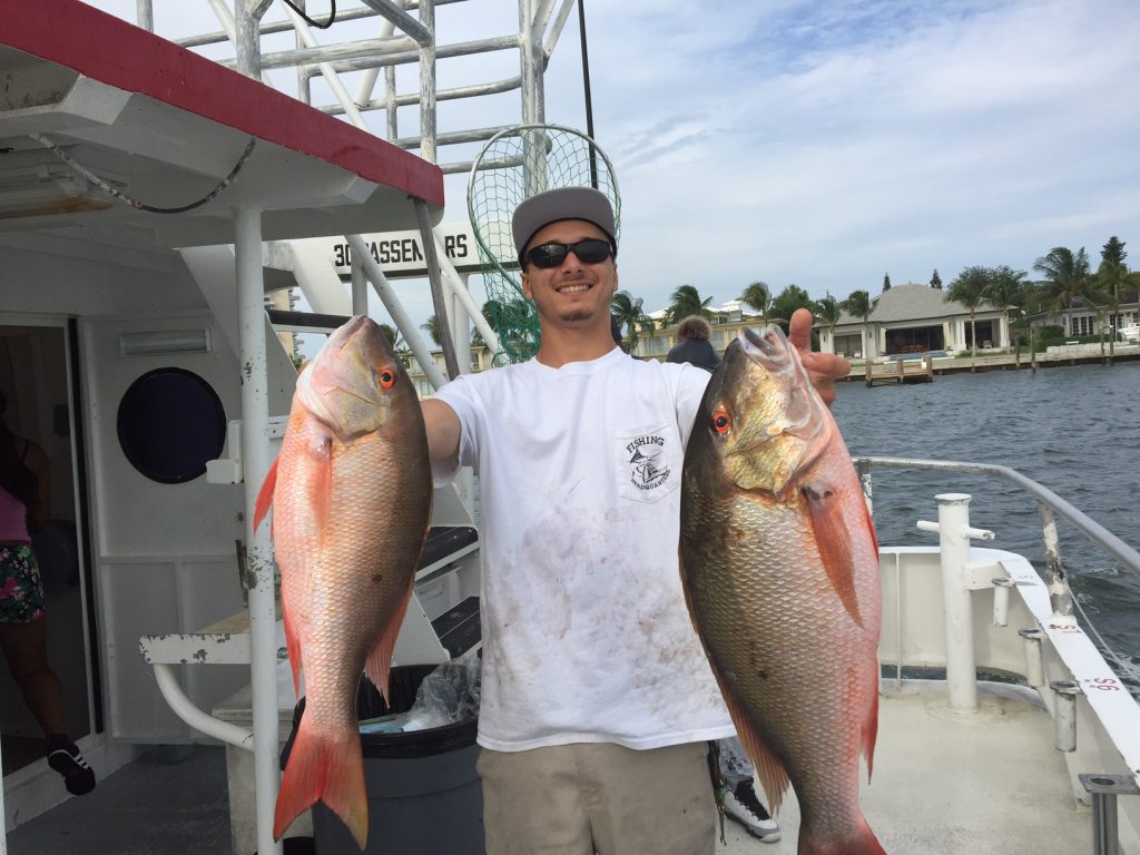 Nice pair of muttons caught drift fishing aboard the Catch My Drift