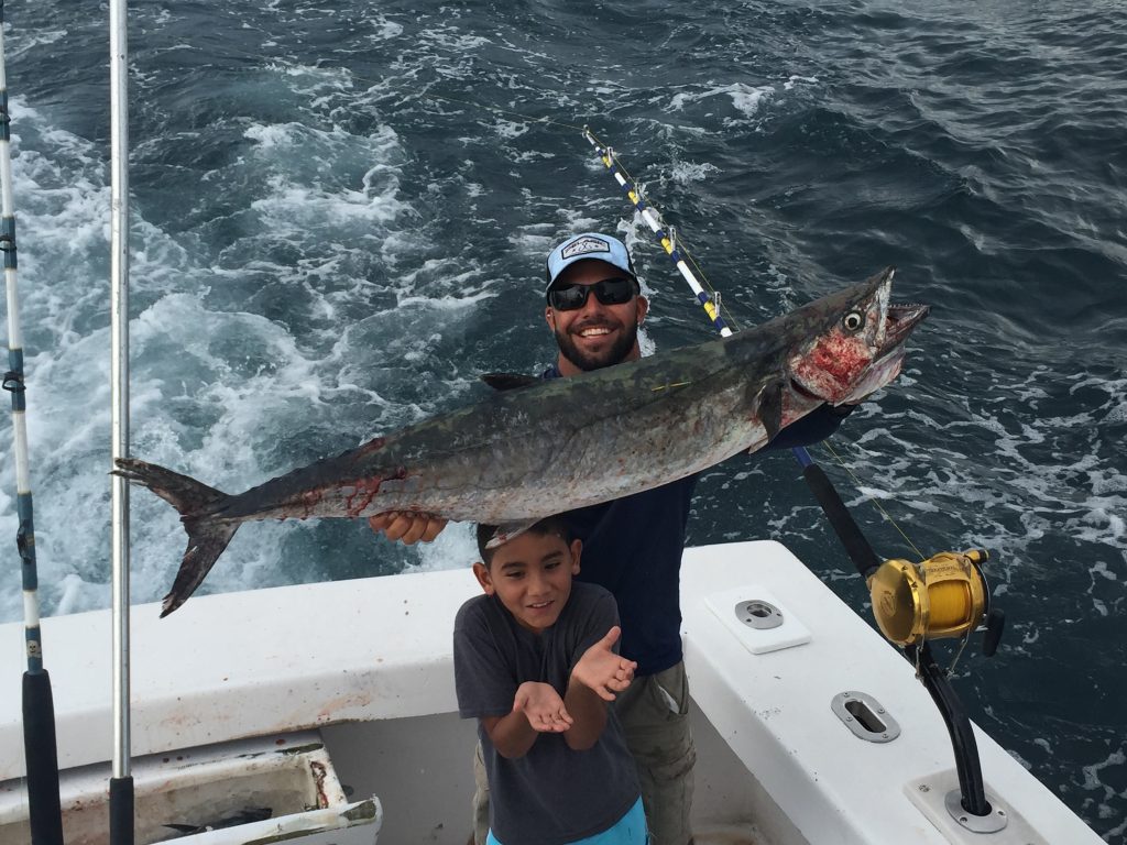 Nice kingfish caught by a kid.
