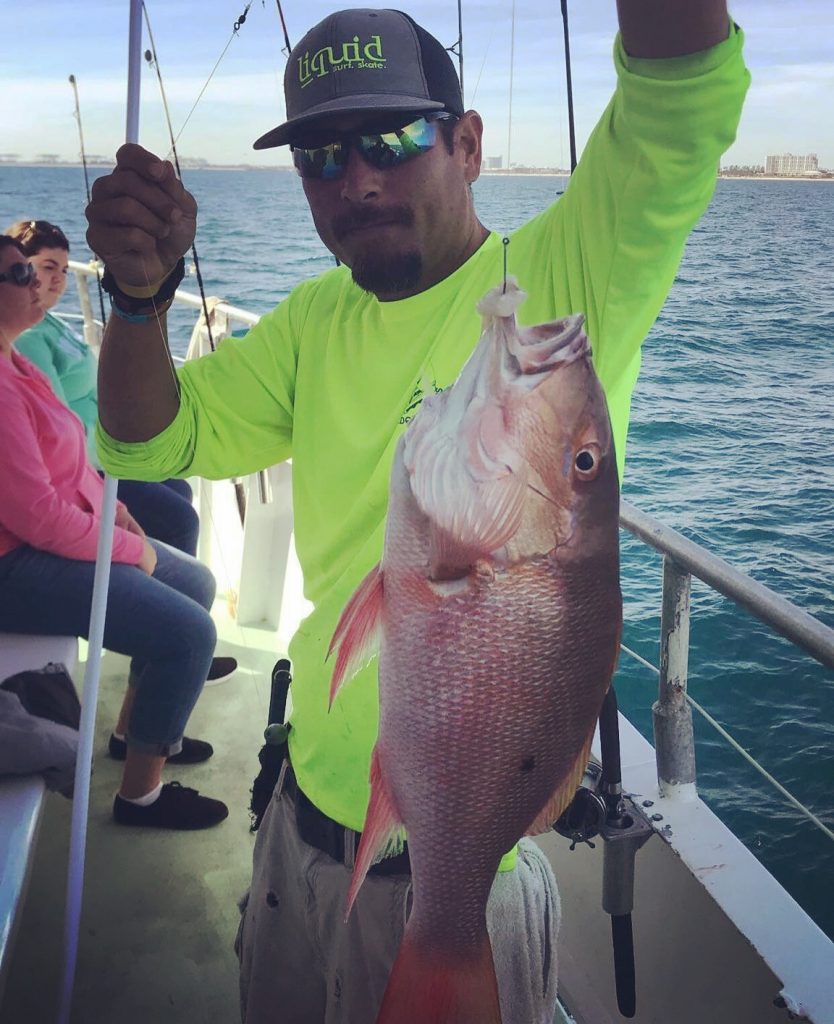 Nice mutton snapper just caught drift fishing off Ft Lauderdale.